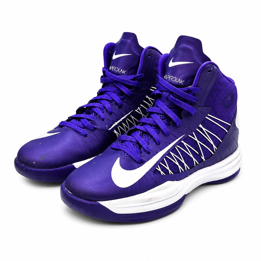 Nike Hyperdunk 2012 TB Men's 10.5 Court Purple White Basketball Shoes 524882-500